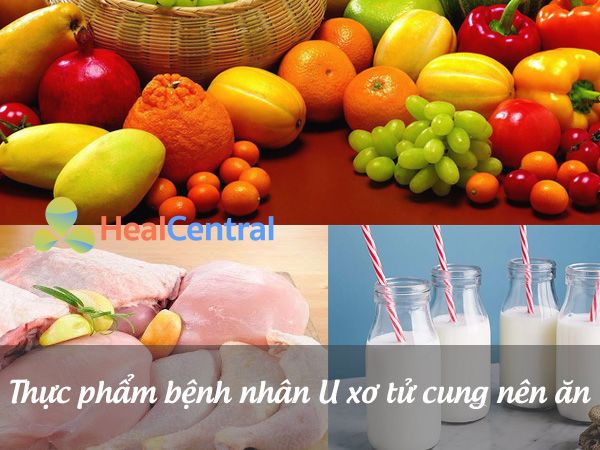 Các thực phẩm bệnh nhân U xơ tử cung nên ăn