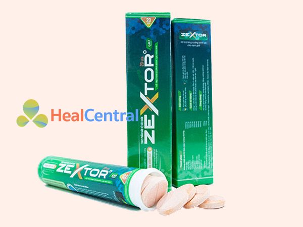 Viên sủi Zextor sản xuất bởi Công ty Dược Phẩm OG 