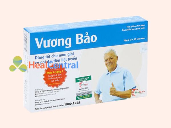 Hình ảnh hộp sản phẩm Vương Bảo dạng vỉ