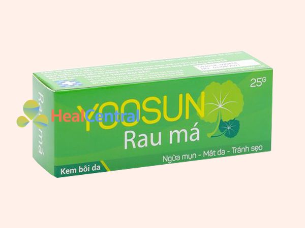 Mỗi tuýp Yoosun Rau Má có 25g kem