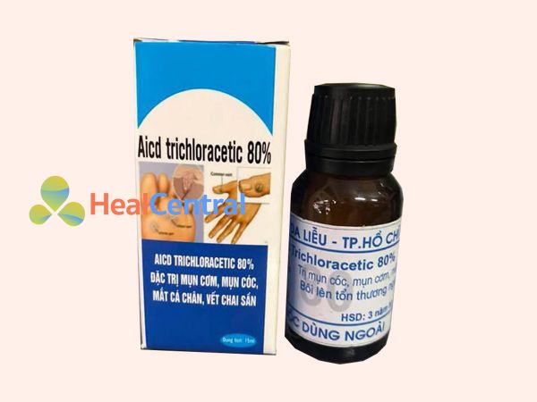 Thuốc trị mụn cóc acid trichloracetic