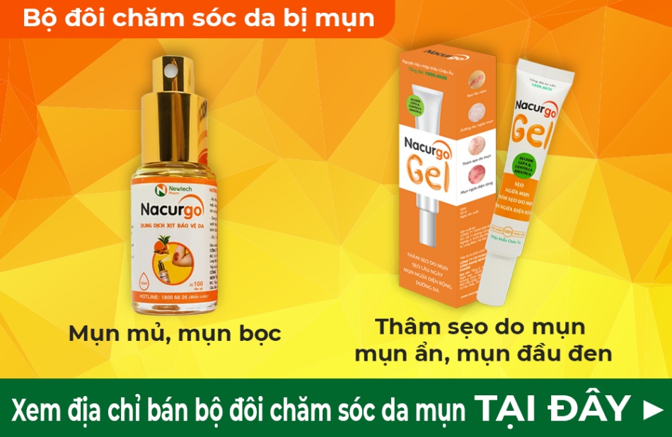 Bộ đôi chăm sóc da mụn Nacurgo & Nacurgo Gel
