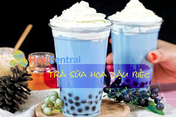 Cách làm trà sữa hoa Đậu biếc