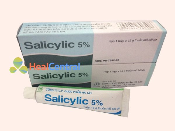 Điều trị mụn mủ bằng acid salicylic