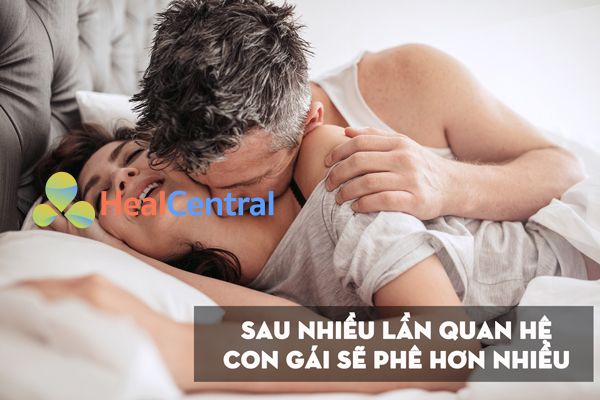 Cảm giác khi đưa cậu bé vào cô bé sau khi quan hệ nhiều lần