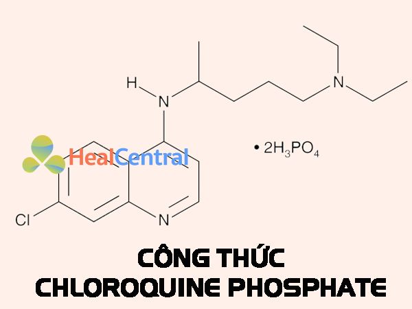 Công thức của Chloroquine Phosphate