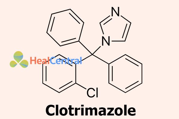 Công thức hóa học của Clotrimazole