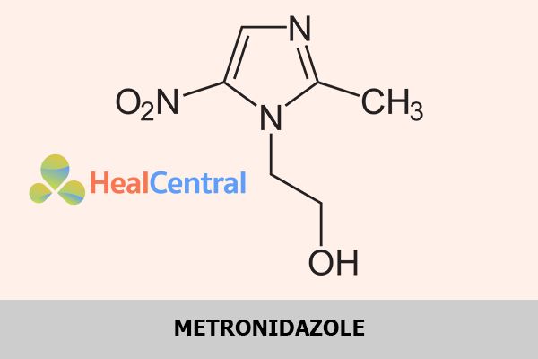 Công thức hóa học của Metronidazole