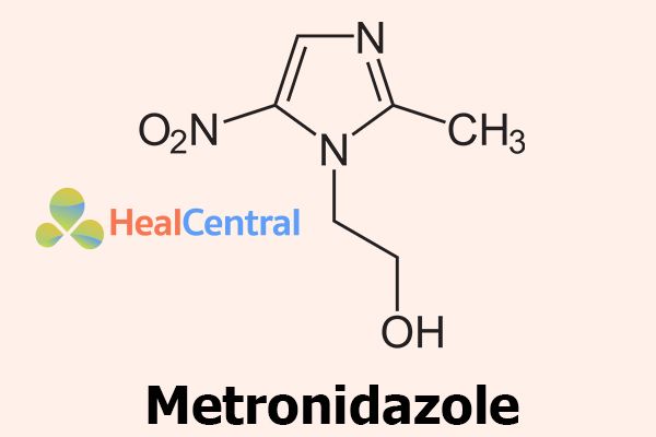 Công thức hóa học của Metronidazole