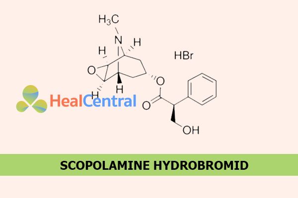 Công thức hóa học của Scopolamine Hydrobromid