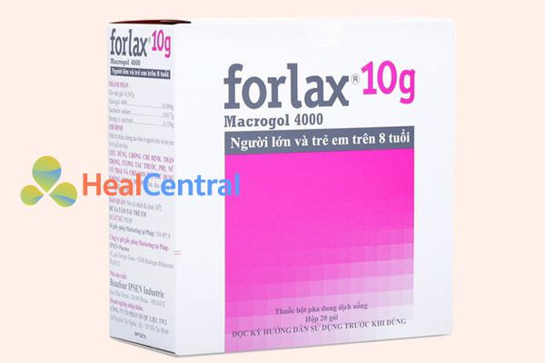 Hộp thuốc Forlax 10g
