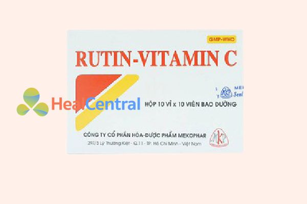 Hộp thuốc Rutin - Vitamin C