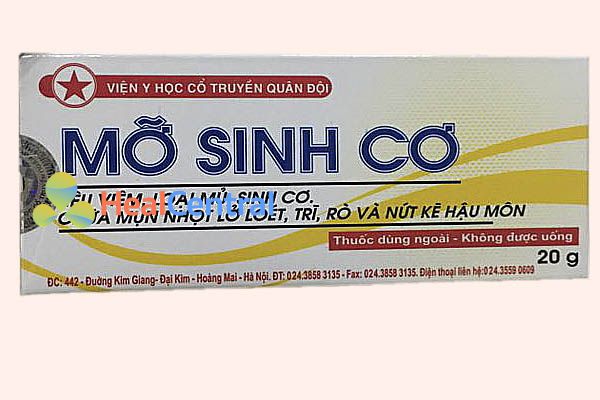 Hộp thuốc Mỡ Sinh Cơ