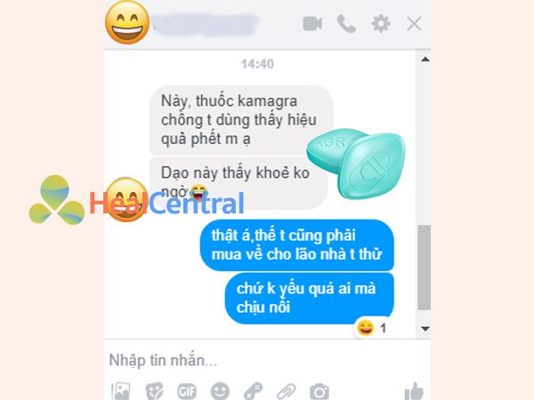 Phản hồi của khách hàng sau khi dùng thuốc Kamagra