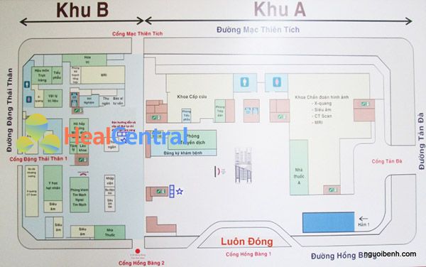 Khu khám bệnh của cơ sở 1