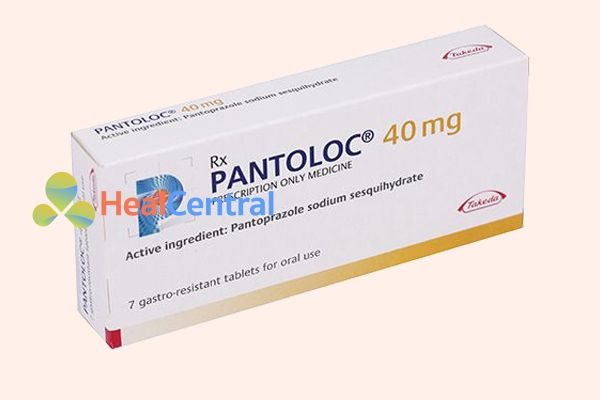 Hộp thuốc Pantoloc 40mg