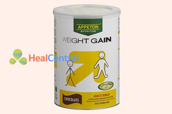 Sữa tăng cân Appeton Weight Gain Adult vị socola