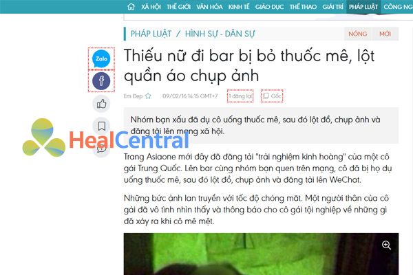 Thiếu nữ đi bar bị lột quần áo