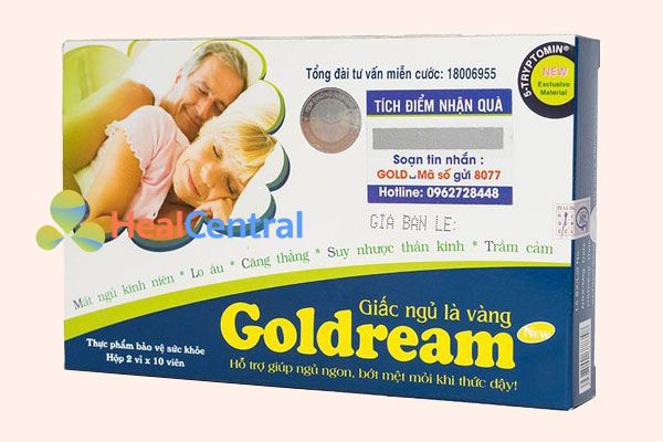 Thuốc GoldDream giúp ăn ngon ngủ tốt