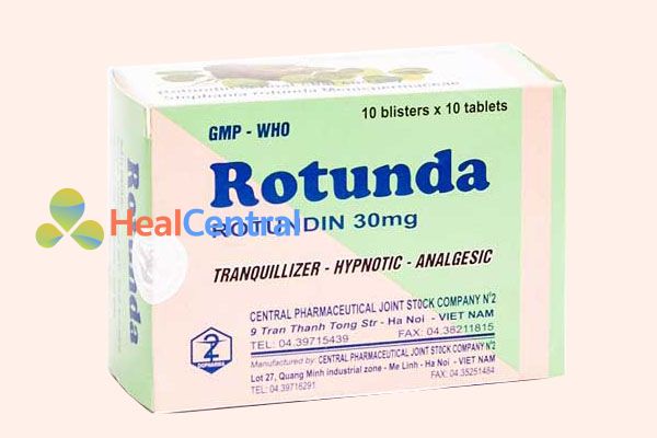 Rotunda có tác dụng an thần gây ngủ