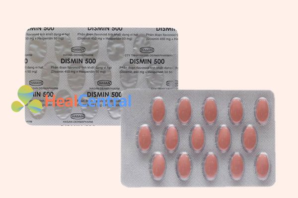 Vỉ thuốc Dismin 500mg