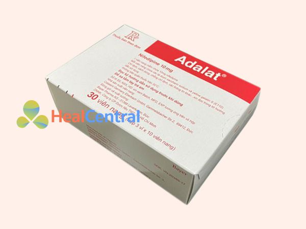 Thuốc Adalat 10mg bào chế ở dạng viên nang