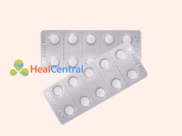 Hình ảnh vỉ thuốc Atenolol 50mg