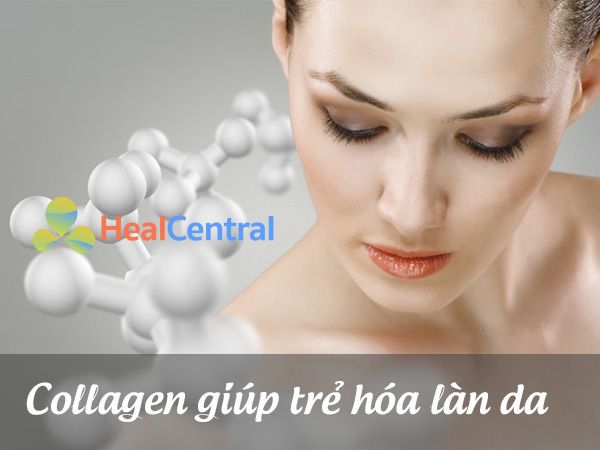 Collagen giúp trẻ hóa làn da