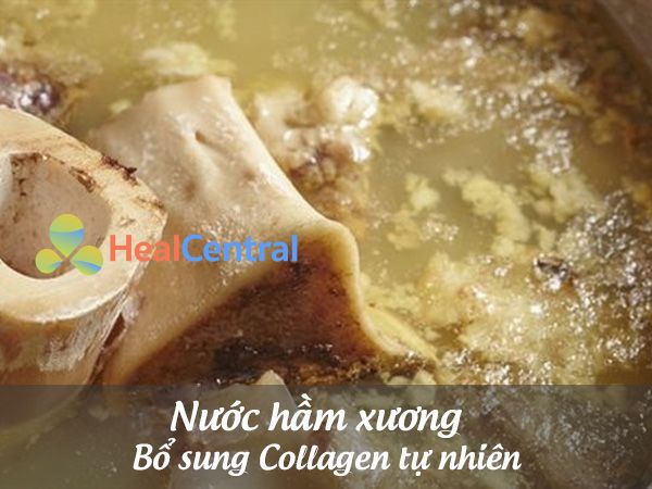 Nước hầm xương - bổ sung thêm Collagen tự nhiên