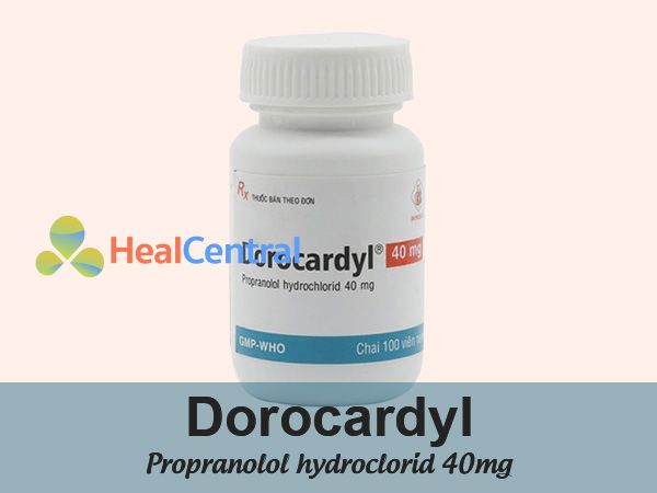 Thuốc DoroCardyl 40mg (Propranolol): Lưu ý khi sử dụng ...
