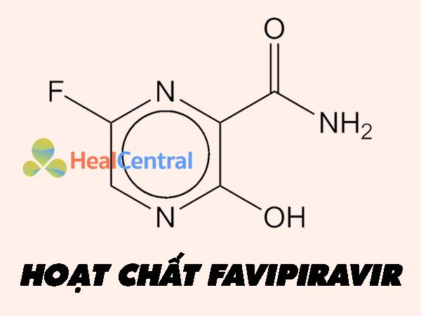 Hình ảnh hoạt chất Favipiravir được thử nghiệm điều trị Sars-Cov-2