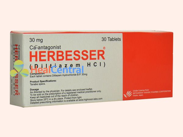 Hình ảnh hộp thuốc Herbesser 30mg