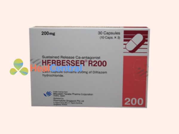 Hình ảnh hộp thuốc Herbesser 200mg