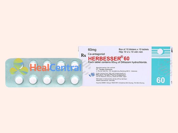 Hình ảnh hộp thuốc Herbesser 60mg