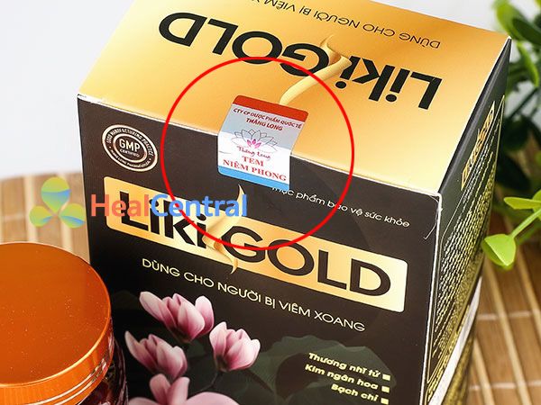 Tem chống giả của Liki Gold