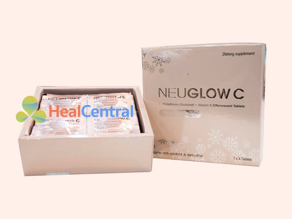Viên sủi Neuglow C giúp trắng da tự nhiên