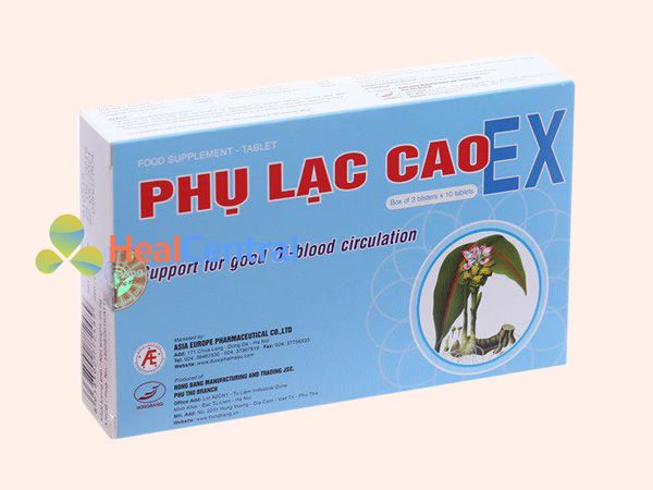 Phụ Lạc Cao EX dạng vỉ