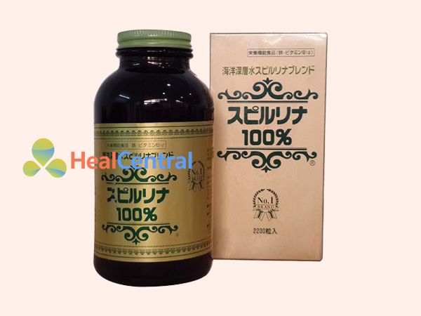 Hình ảnh hộp Tảo xoắn Nhật Spirulina 