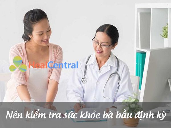 Kiểm tra sức khỏe bà bầu định kỳ