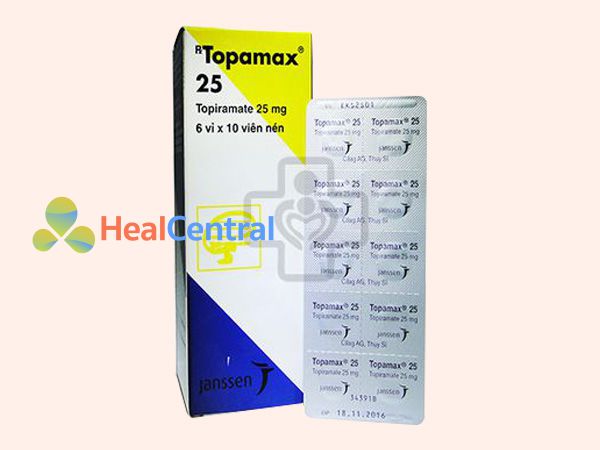 Hình ảnh hộp thuốc Topamax 25mg 