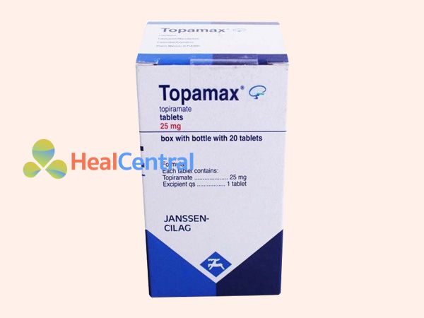 Hình ảnh hộp thuốc Topamax 25mg Janssen-Cilag