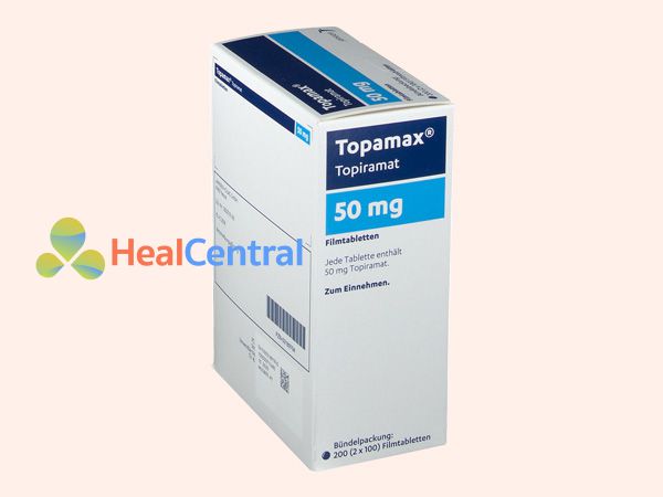 Hình ảnh hộp thuốc Topamax 50mg Janssen-Cilag