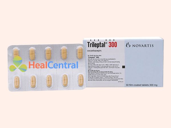 Thuốc Trileptal 300mg bào chế dạng viên nén bao phim