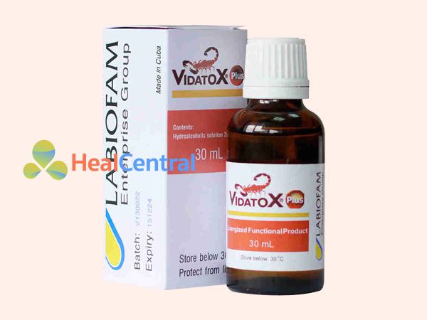 Hình ảnh hộp Vidatox Plus