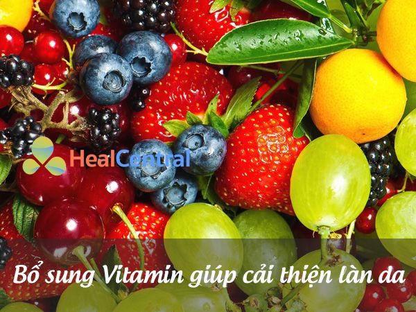 Bổ sung vitamin rất tốt cho da