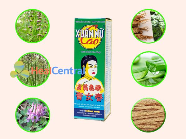 Các thành phần chính của Xuân Nữ Cao