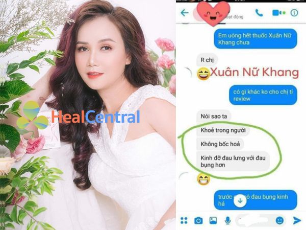 Phản hồi của khách hàng sau khi sử dụng Xuân Nữ Khang 