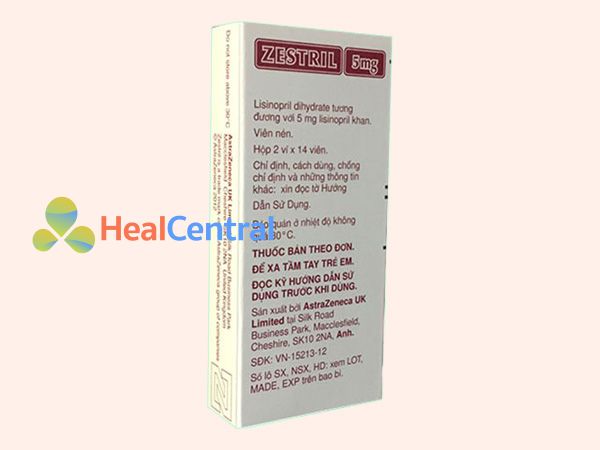 Thuốc Zestril 5mg xuất xứ từ Anh