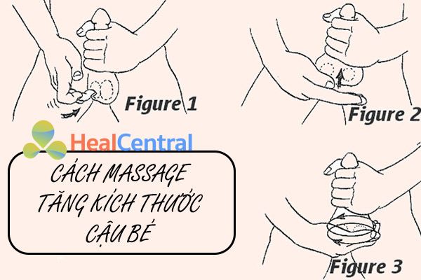 Cách massage làm to dương vật