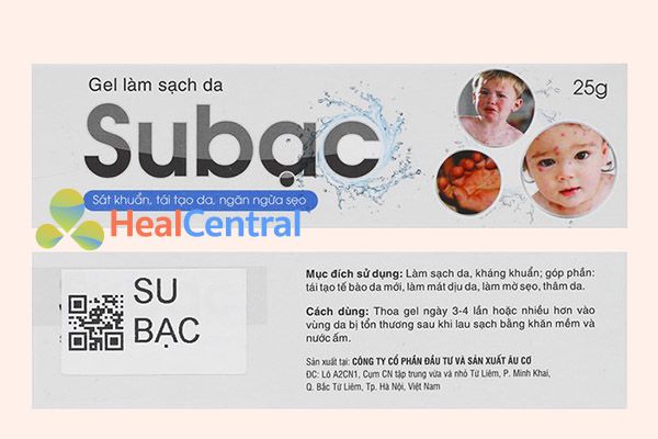 Cách sử dụng gel Subạc